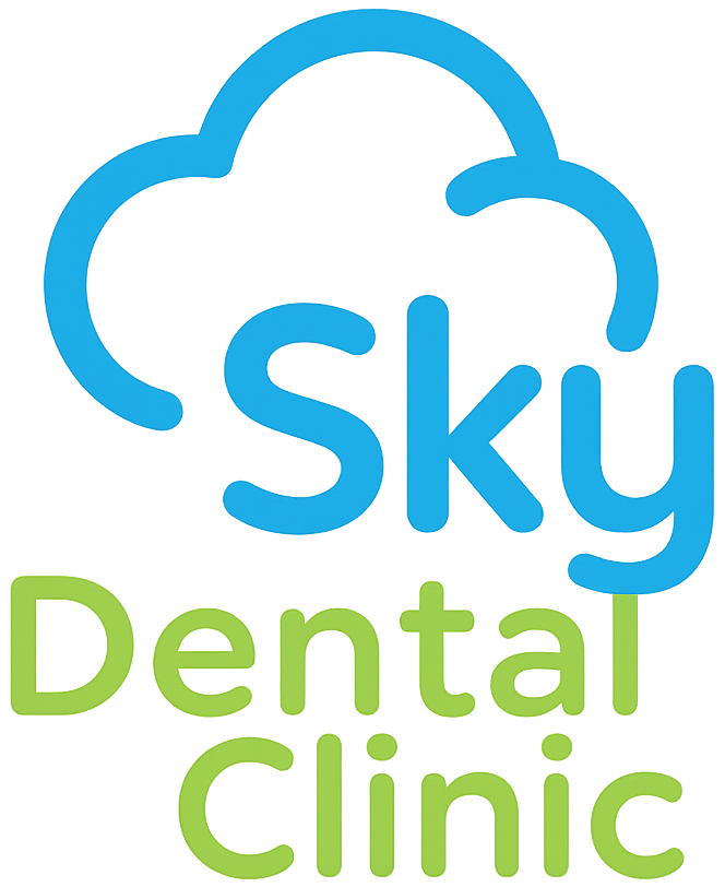 sky dent clinic logo